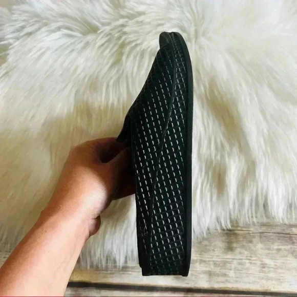 Jeffrey Campbell Fling 2 Black Slide Wedges Sandals Shoes Sz 7 - Picture 5 of 10